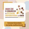 Anais do II Congresso de Extensão Universitária da UNEB: extensão universitária nas bordas multiterritoriais